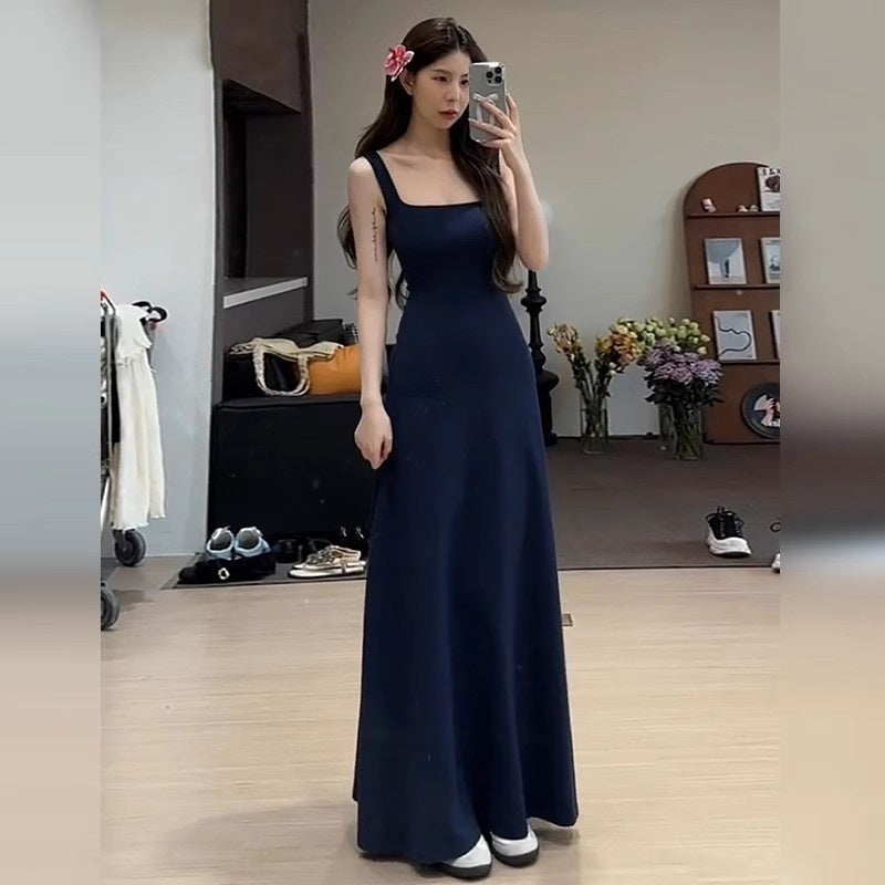 Summer Waist-tight Retro Dress Women