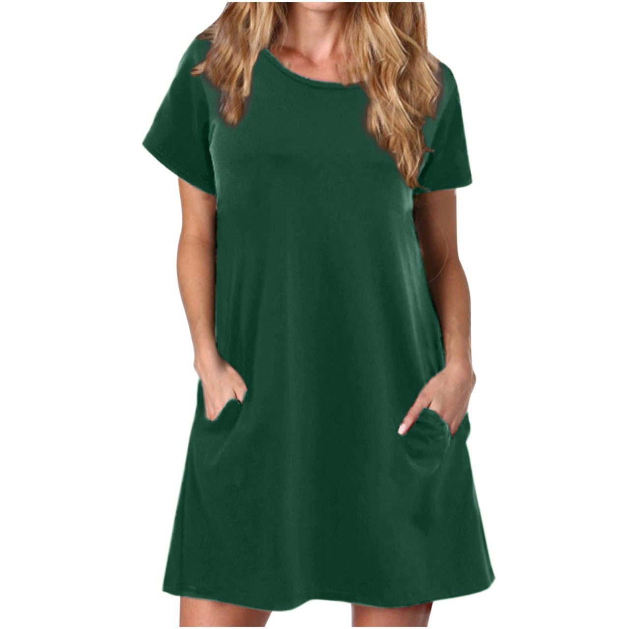Summer Pullover Medium Style Dress for Women