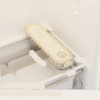 Dumpling box with dimensions and material details on a white background