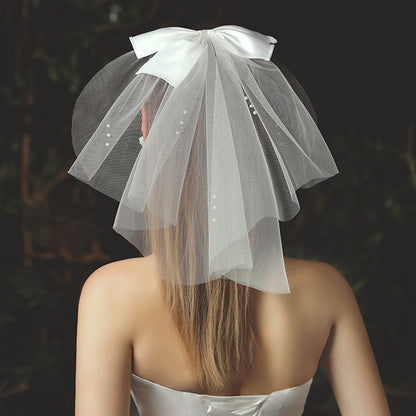 Veil Bowknot Head Accessories - Elegant Headpiece