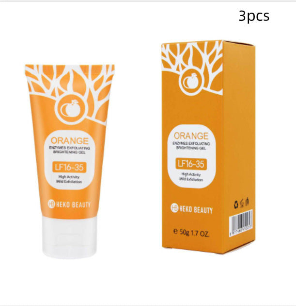 Orange Enzyme Exfoliating Gel - Facial Deep Cleansing & Moisturizing