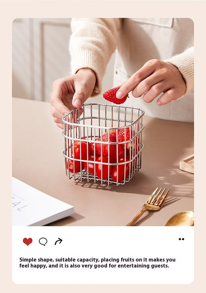 Kitchen Storage Rack Draining Basket Household