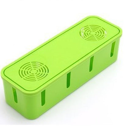 Desktop Socket Storage Box - Cable Organizer & Winding Box