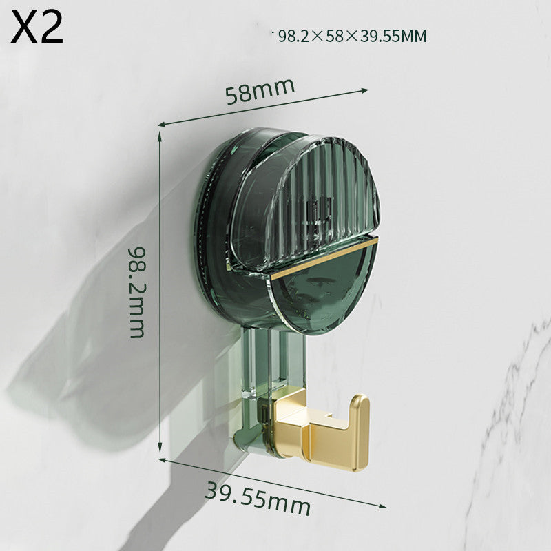 Non-Punching Bathroom Scratch-Free Strong Adhesive Suction Cup Hook