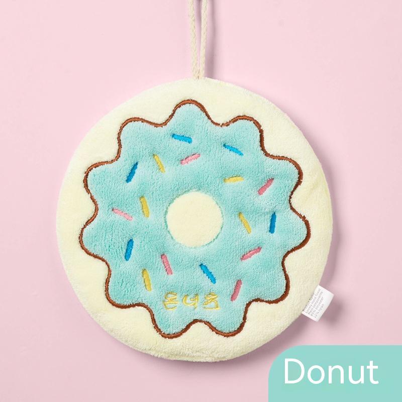 Cartoon Hand Towel Hanging Kitchen Hand-wiping Quick-drying Rag