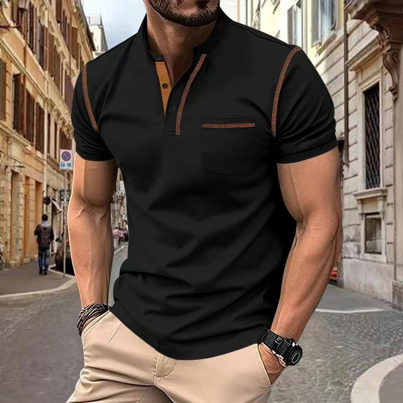 Short-Sleeved Polo Shirt - Summer Casual Quick-Dry Tops for Men