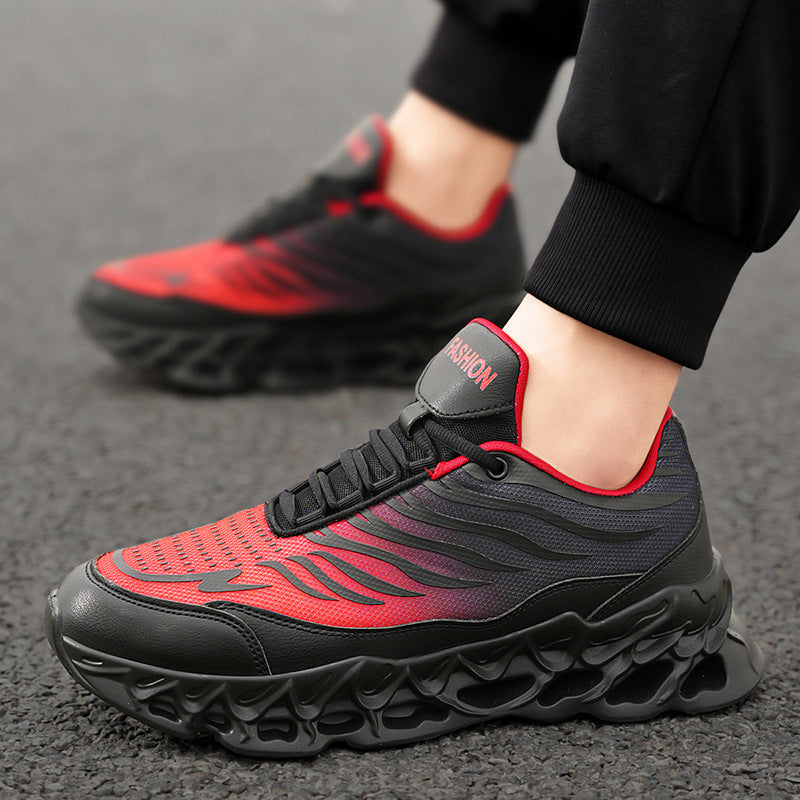 Men's Lace-up Sneakers - Thick-Soled Daddy Vulcanized Shoes