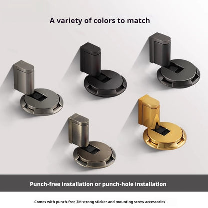 Punch-Free Mechanical Floor Suction Windproof Door Stopper