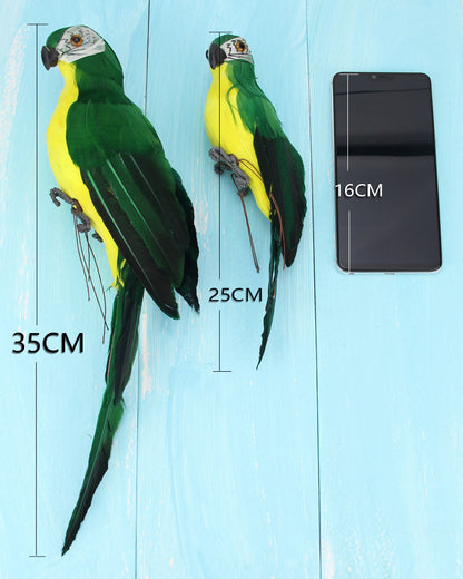 Artificial Foam Feather Parrot Decoration