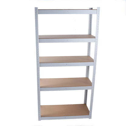 5-tier Metal Shelving Unit Adjustable Garage Storage Utility Rack