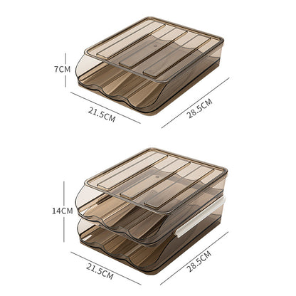 Refrigerator Kitchen Egg Plastic Storage Box