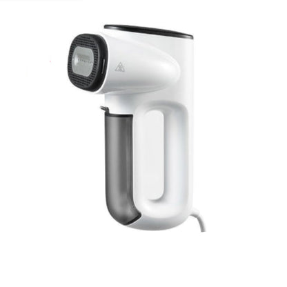 White vacuum ironing machine with black accents on a white background, featuring the brand 'uk'.