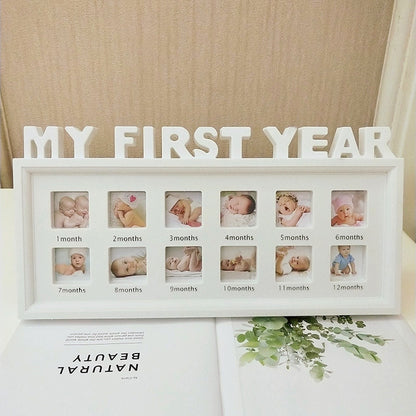 My First Year Baby 12 Month Photo Frame Baby Accessories Newborn Gift