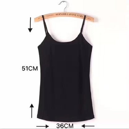 Pure color female wear cotton sling outside