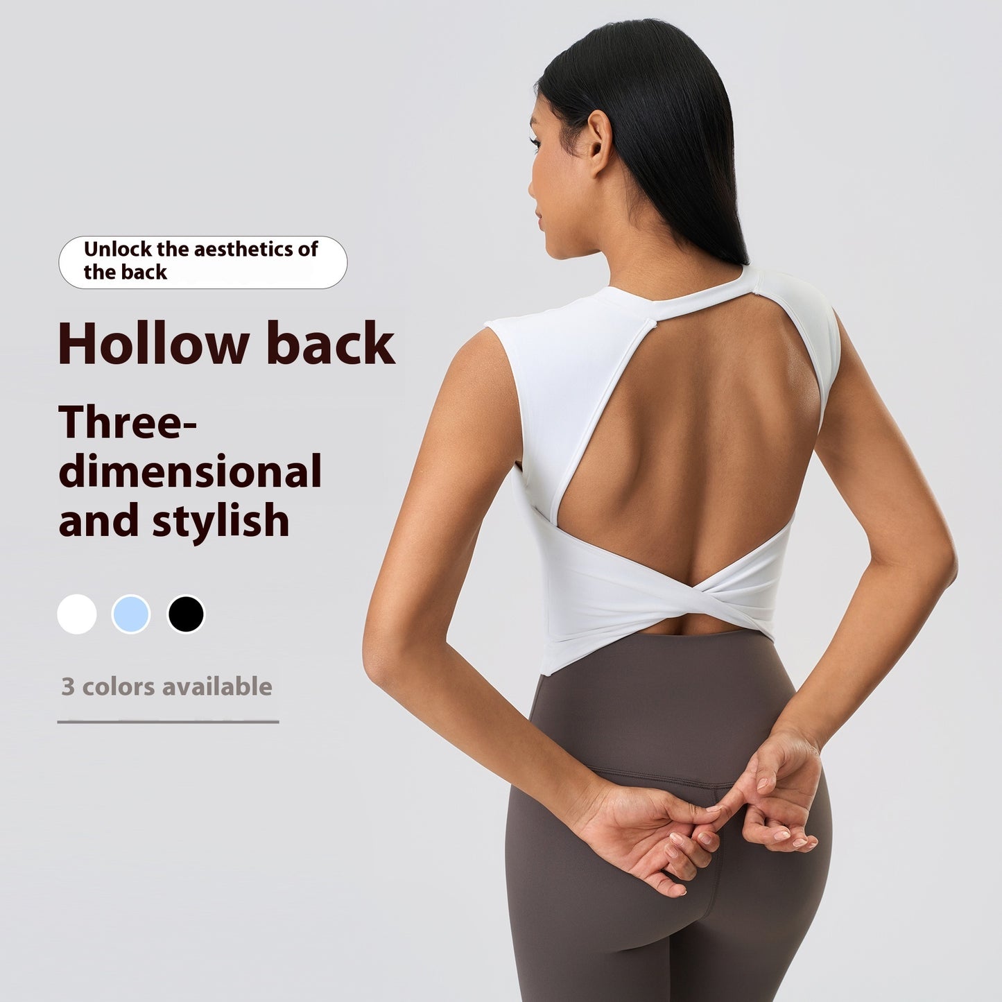 Fitness Exercise Yoga Clothes Sleeveless Top For Women