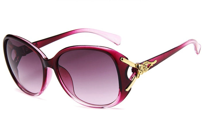 Fashion Fox Head Big Box Sunglasses for Ladies