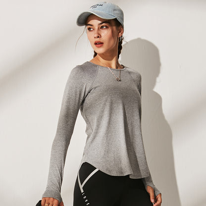 Sports long-sleeved yoga clothes women quick-drying