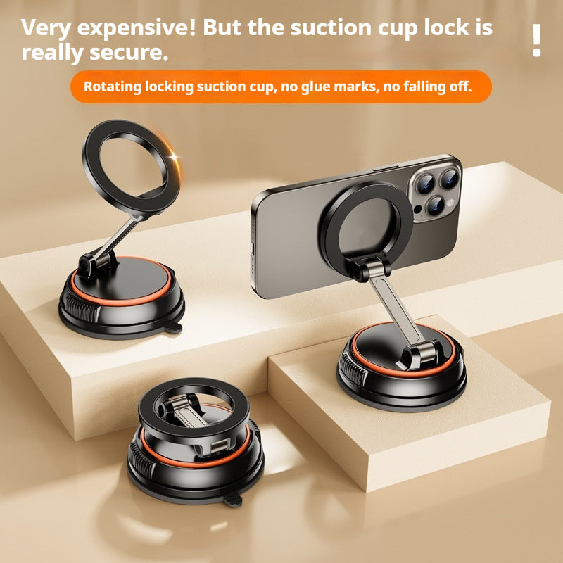 Foldable Adjustable Car Phone Holder - Strong Magnet High Quality