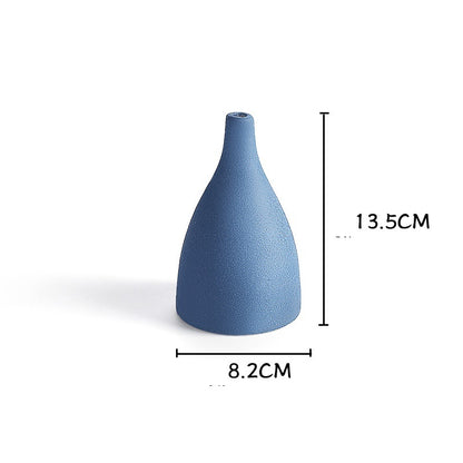 Frosted Glaze Ceramic Vase for Dried Flowers