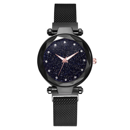 Luxury Women’s Starry Sky Magnet Buckle Bracelet Watch