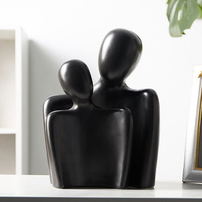 Modern Minimalist Sculpture – Ceramic Resin Home Decoration