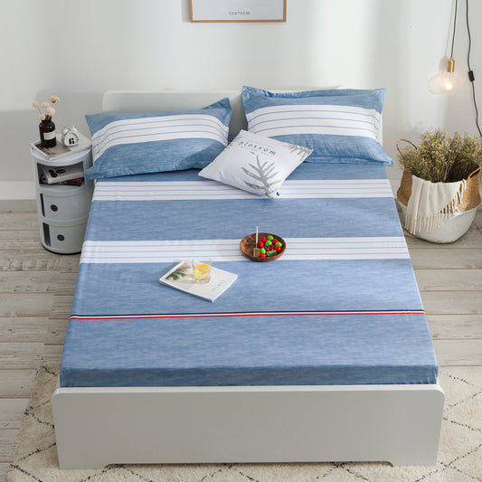 One piece waterproof bed sheet