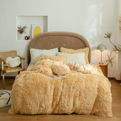 Korean Style Cloud Mink Velvet Coral Velvet Bed Sheet