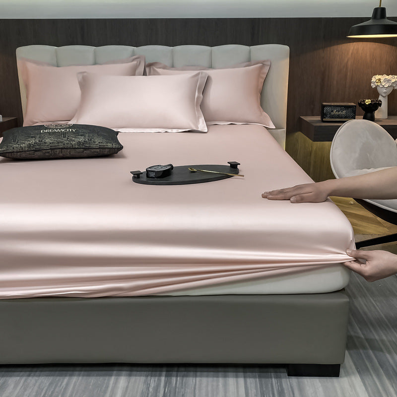 60 Cotton Long-staple Cotton Three-piece Bed Sheet Set