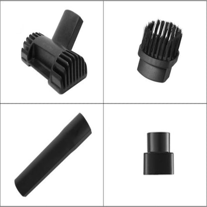 Four black vacuum attachments arranged in a 2x2 grid on a white background.