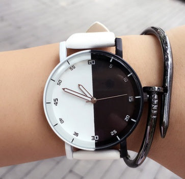 Black & White Mosaic Harajuku Couple Watches