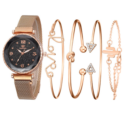 Women’s Starry Sky Magnet Buckle Bracelet Watch