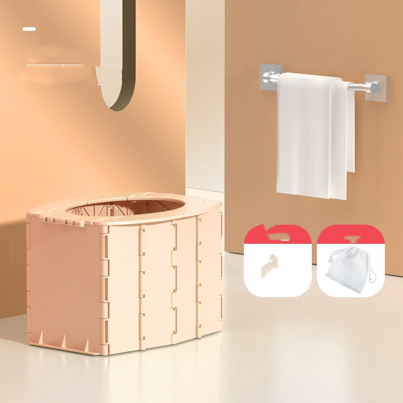 Portable Travel Folding Toilet Urinal - Mobile Seat for Camping & Hiking