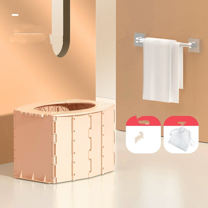 Portable Travel Folding Toilet Urinal - Mobile Seat for Camping & Hiking