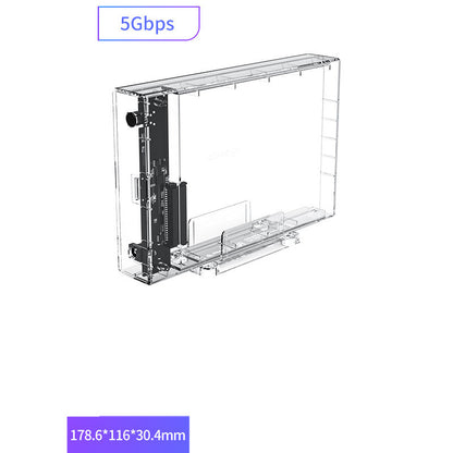 3.5inch Dual Disk Raid Hard Disk Cartridge Array USB3.0