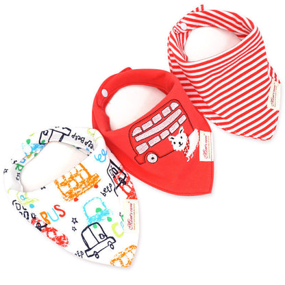 Newborn baby triangle saliva towel