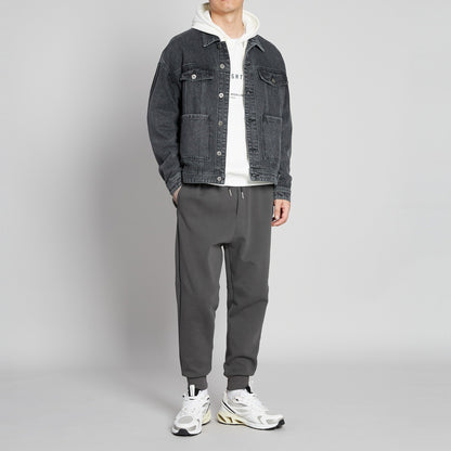 Autumn and Winter New Men's Wear Mid-waist Drawstring Casual Pants Men