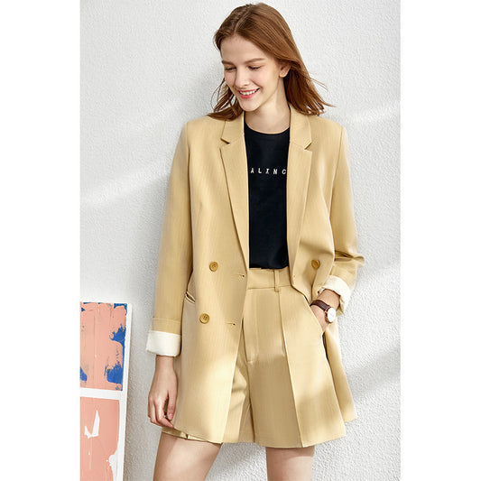 Autumn formal two-piece nine-point pants suit