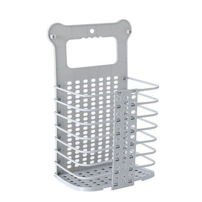 Household Foldable Wall Hanging Storage Basket - Modern Simplicity