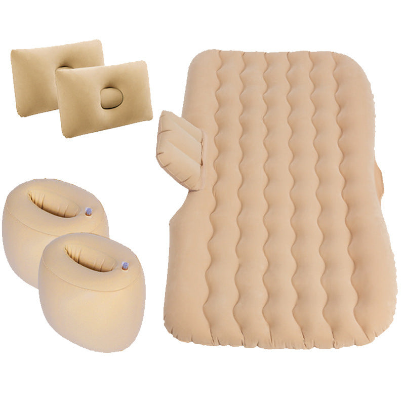 Inflatable Car Mattress - Camping Air Mattress with Pillows