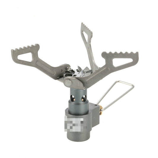 Portable camping stove on a white background