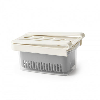 Drawer Refrigerator Fresh-keeping Box Kitchen Sealed Box Food Storage Drain Storage Box