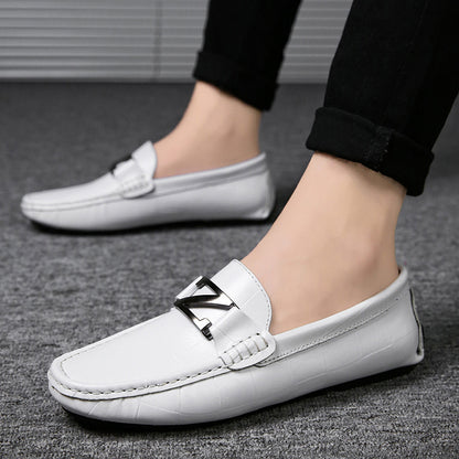 Low-top leather shoes casual shoes