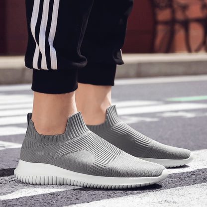 Casual shoes flying woven men's shoes