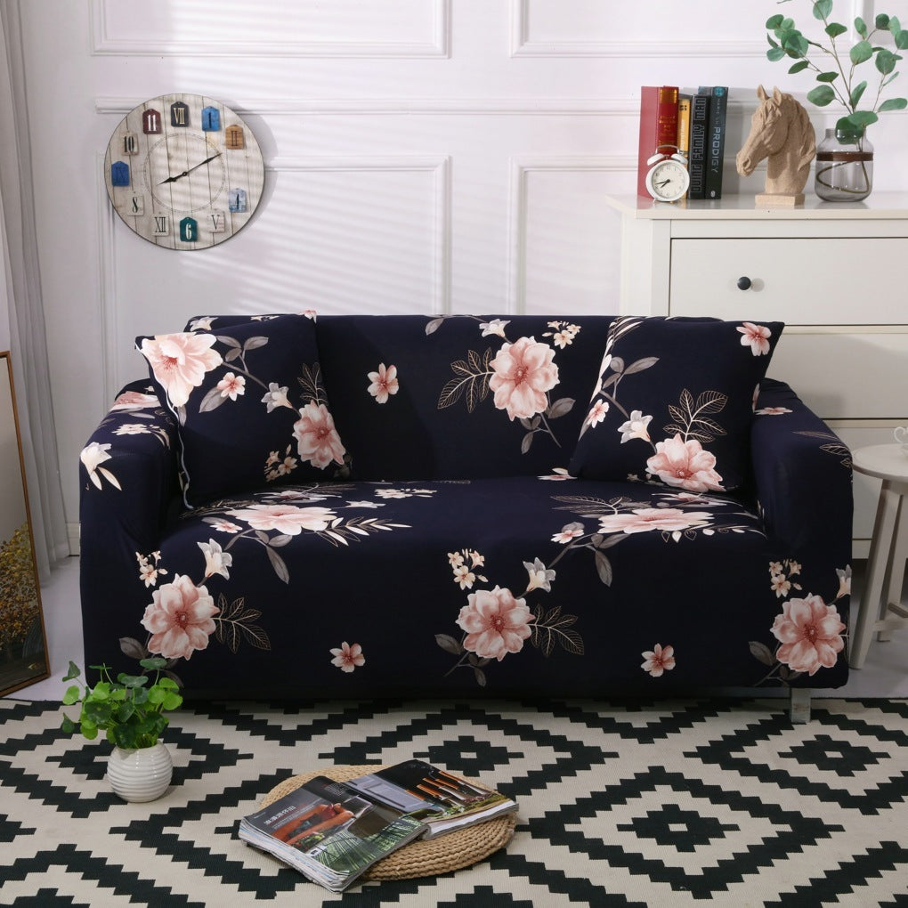 The elastic sofa dust cover covers the sofa cover
