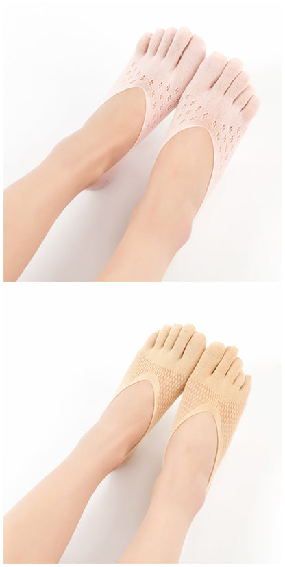 Women's Velvet Five Toe Socks - Breathable & Sweat-Absorbing