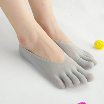 Four Seasons Ultra-Thin Toe Socks - Breathable & Invisible Boat Socks