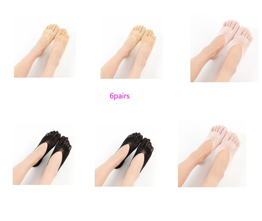 Women's Velvet Five Toe Socks - Breathable & Sweat-Absorbing