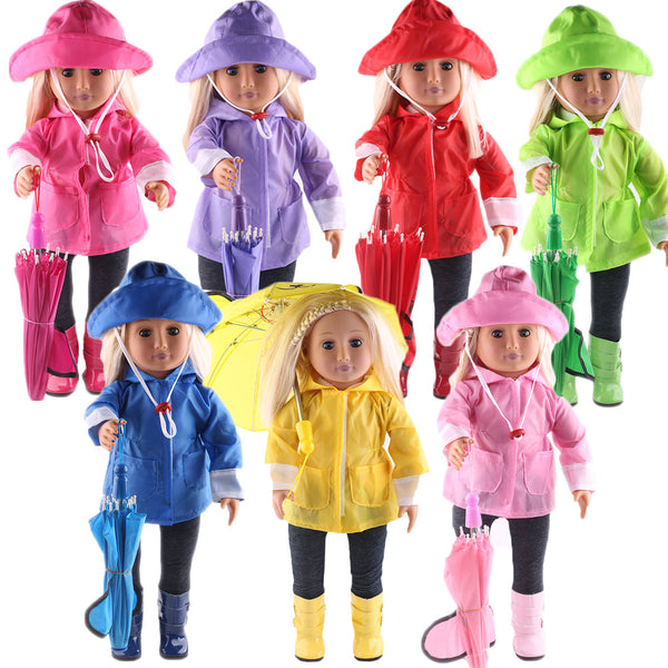 18 Inch American Girl Accessories Doll Umbrella Set