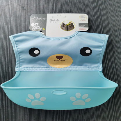 Silicone Baby Bibs-Waterproof & Easy to Clean Bibs for Infants and Toddlers
