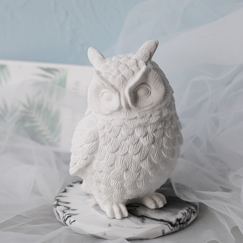 Big Owl Silicone Mold for DIY Home Decorations